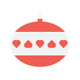 Christmas ornament icon