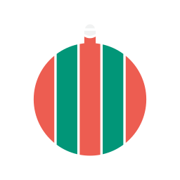 Christmas ornament icon