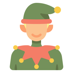 Christmas elf icon