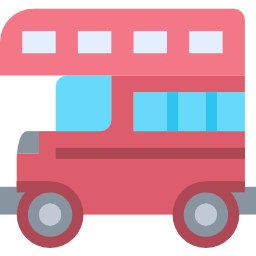 Double decker bus icon