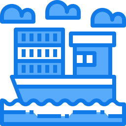 Cargo ship icon