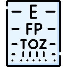 Eye test icon