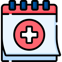 Medical calendar icon