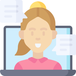 Virtual meeting icon