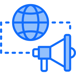 wereldwijde marketing icoon