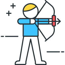tir à l'arc Icône