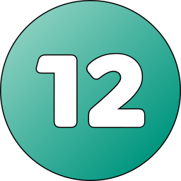 Number 12 icon