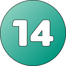 número 14 Ícone