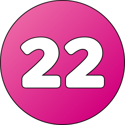 número 22 Ícone