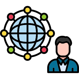 globales netzwerk icon