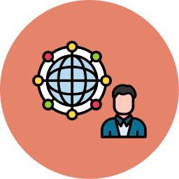 globales netzwerk icon