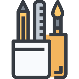 Pencil case icon