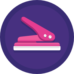 Paper punch icon