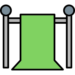 Green screen icon