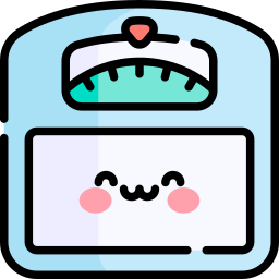 Weighing scale icon