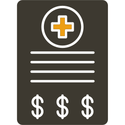 Medical bill icon