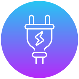 Electric plug icon