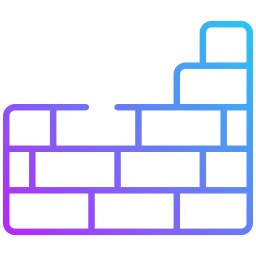 Кирпичная стена иконка