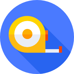 Measuring tape icon