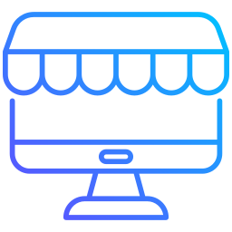 Online shop icon