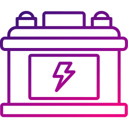 batteria dell'auto icona