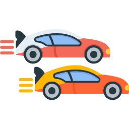 Автомобильная гонка иконка