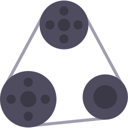 Комплект ременной передачи иконка