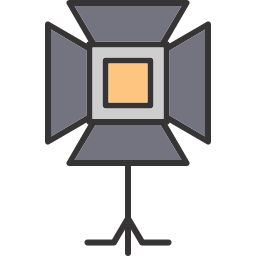 Studio lighting icon