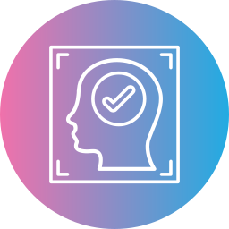 Face recognition icon