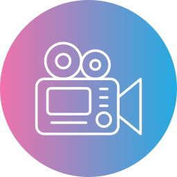 Movie camera icon