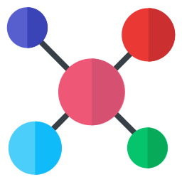 상징적인 기술 통합 icon