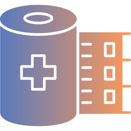 rolo de bandagem Ícone