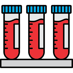 tube à essai Icône