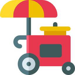 Food cart icon