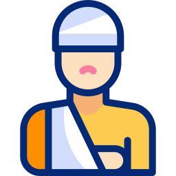 Work injury icon