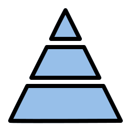 pyramidendiagramm icon