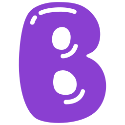 letter b icoon