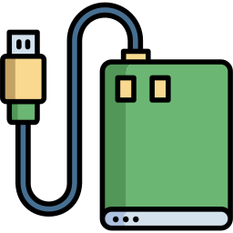 External hard drive icon