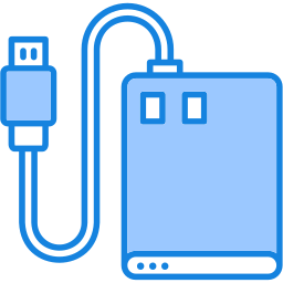 External hard drive icon