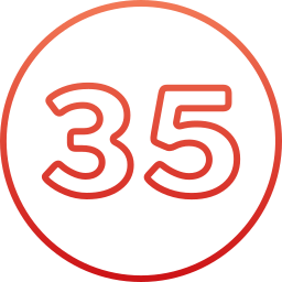 Thirty five icon