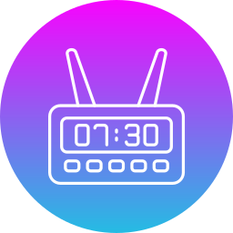 Smart clock icon