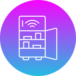 Smart refrigerator icon