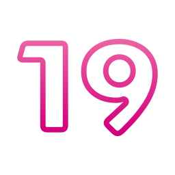 número 19 Ícone