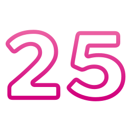 número 25 Ícone