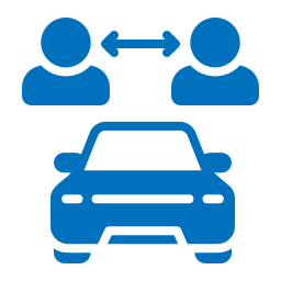 Car sharing icon