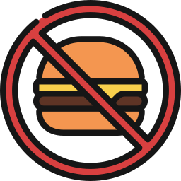 No junk food icon