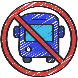 No bus icon