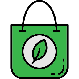 Eco bag icon