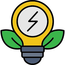 Green energy icon