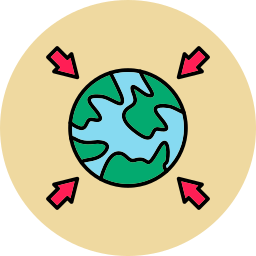 Global warming icon